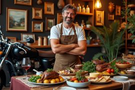 découvrez dorian koch, un amoureux de la gastronomie qui allie passion pour la cuisine, esprit de convivialité et aventures palpitantes à moto. plongez dans son univers où chaque plat raconte une histoire et chaque trajet est une nouvelle expérience.