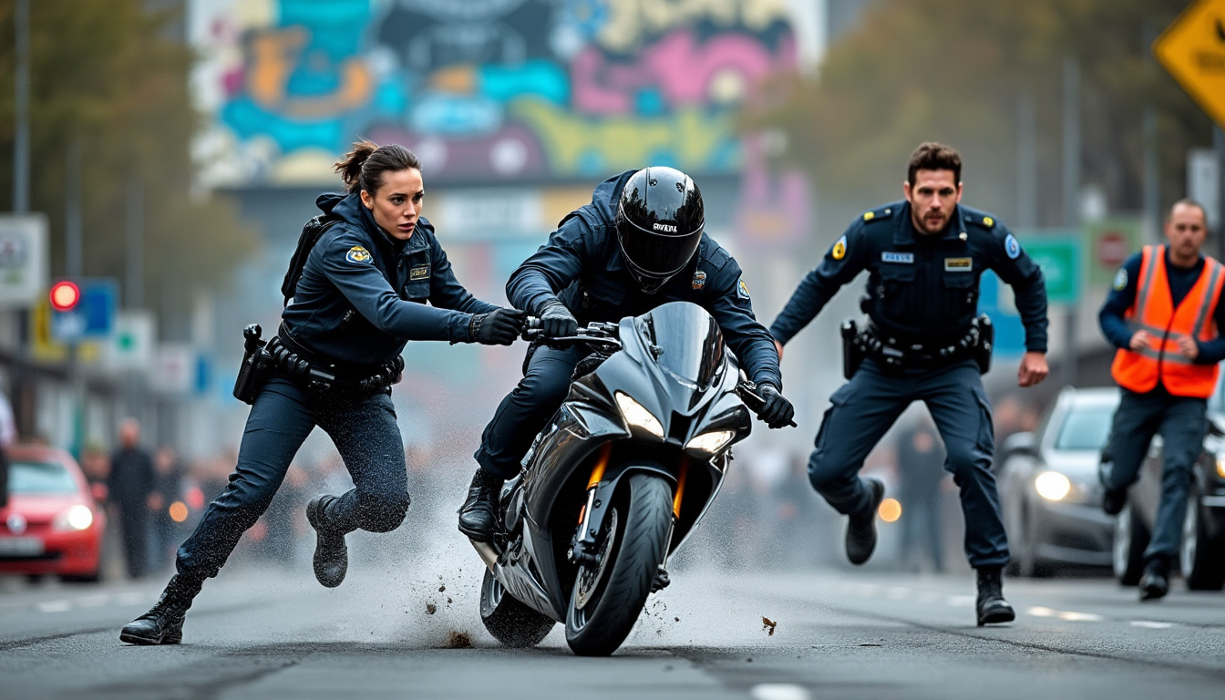 découvrez les détails d'un incident captivant en essonne, où un motard s'est engagé dans un rodéo urbain avant de percuter des policiers et de prendre la fuite, suscitant une vague d'inquiétude et d'interrogations sur la sécurité publique.