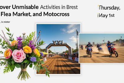 découvrez les incontournables du pays de brest ce jeudi 1er mai ! profitez de la fête des plantes, explorez le vide-greniers xxl et assistez à des spectacles de motocross. ne manquez pas cette journée riche en activités amusantes et festives pour toute la famille !