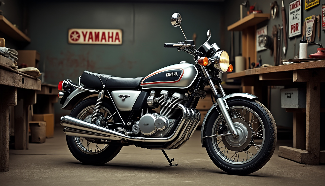 découvrez le yamaha tx750, une pièce d'exception entièrement faite main et revêtue d'aluminium. alliant art et performance, cette moto incarne le savoir-faire artisanal tout en offrant une esthétique unique. plongez dans l'univers de la personnalisation haut de gamme avec ce modèle emblématique.