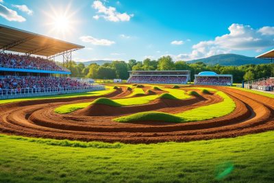 découvrez le circuit de moto-cross à maché, parfaitement préparé pour la compétition de ce dimanche ! rejoignez-nous pour une journée excitante d'adrénaline, de courses palpitantes et d'affrontements spectaculaires entre les meilleurs pilotes.