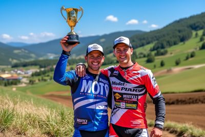découvrez comment mathias gauderon et joseph ramel ont brillé lors du trophée de la zone est de moto-cross à la combe aux loups, un événement spectaculaire mêlant adrénaline et talent dans un cadre enchanteur.