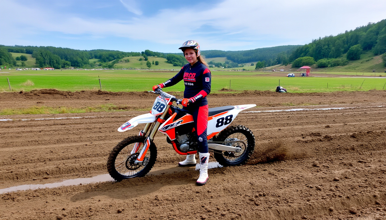 découvrez la première course de moto-cross entièrement dédiée aux femmes en bretagne, qui se tiendra à louvigné-du-désert. un événement historique mettant en lumière le talent et la passion des pilotes féminines dans un cadre festif et engagé.