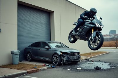 découvrez à châteauroux un vol audacieux de motocross où l'intrigue s'épaissit avec la dégradation d'une voiture pour accéder à un garage mystérieux. plongez dans cette aventure palpitante qui mêle audace et ingéniosité.