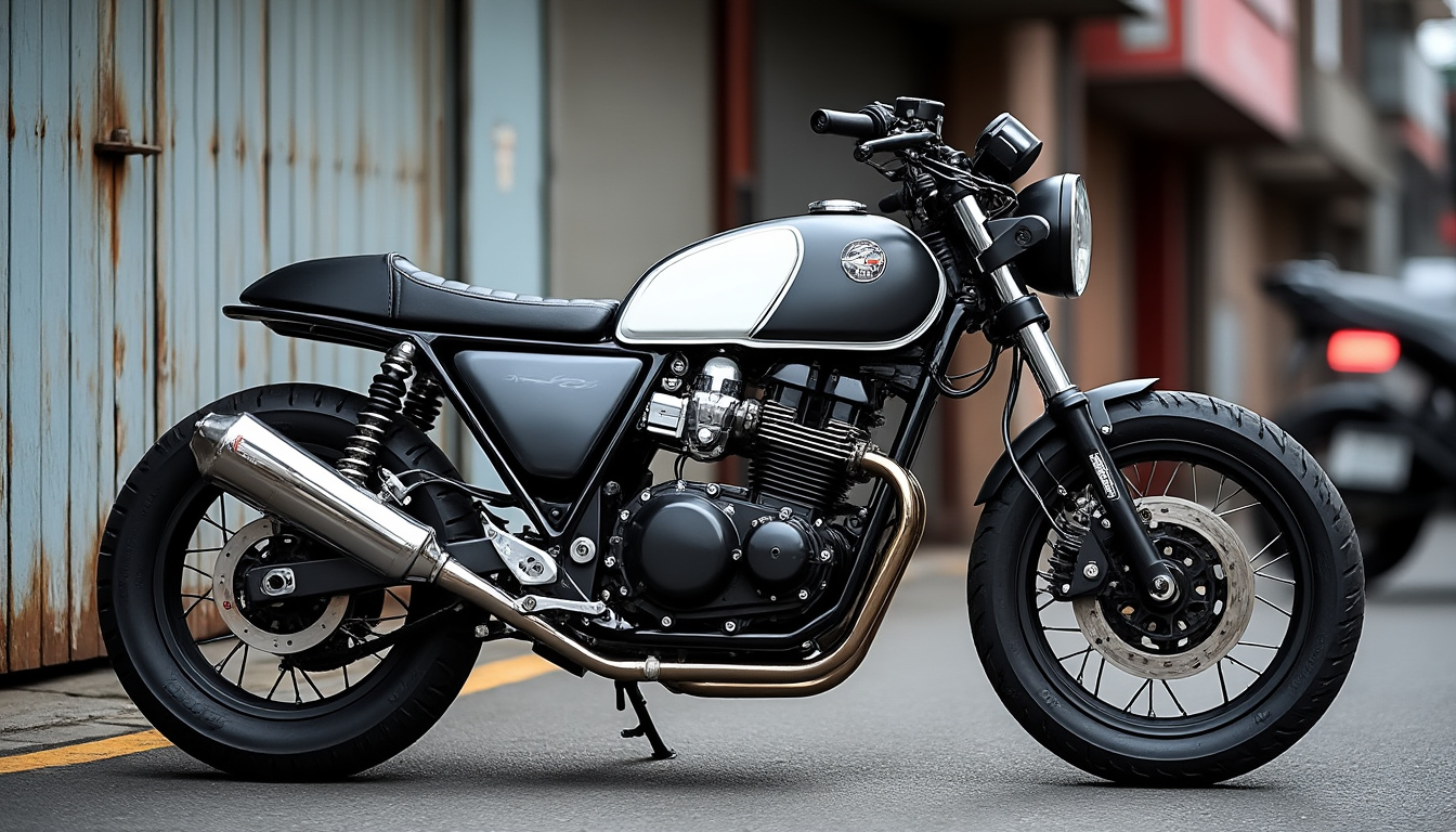 découvrez la transformation de la honda cb550 en un brat tracker unique, alliant élégance et esprit sauvage. plongez dans l'univers d'une customisation audacieuse qui célèbre la liberté et l'aventure sur deux roues.