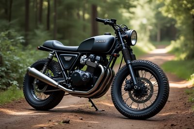 découvrez la honda cb550 métamorphosée en brat tracker, une fusion parfaite entre design épuré et esprit sauvage. plongez dans l'univers de la personnalisation moto et laissez-vous inspirer par cette machine unique qui incarne la liberté sur deux roues.