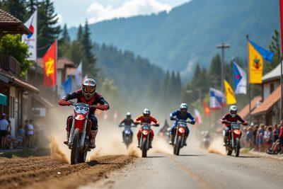 découvrez comment, le jour de l'ascension, ce charmant village se métamorphose en la capitale du motocross, accueillant pilotes et passionnés pour des courses palpitantes et une ambiance festive inoubliable.