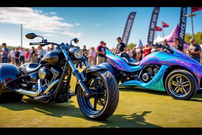 découvrez le one moto show 2025, l'événement incontournable pour les passionnés de trikes, quads et créations insolites ! plongez dans un univers d'innovations et de performances uniques, avec des exposants venus de partout pour vous présenter leurs dernières réalisations. ne manquez pas cette célébration de la culture moto !