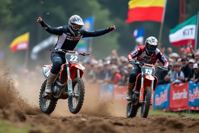 revivez le spectaculaire affrontement entre tanguy prost et daymond martens lors du motocross d'hermonville, où prost s'impose brillamment. découvrez les moments forts de cette compétition palpitante et les performances impressionnantes des pilotes.