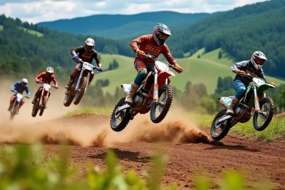 venez vivre un jeudi de l'ascension captivant à torcé-en-vallée ! assistez à des performances de motocross impressionnantes qui promettent adrénaline et spectacles époustouflants. ne manquez pas cet événement incontournable pour les amateurs de sensations fortes !