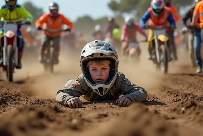 découvrez l'incident tragique survenu près de béziers, où un jeune pilote de 7 ans s'est évanoui après un choc lors d'une course de motocross. les détails de cet événement surprenant et les réactions de la communauté locale vous attendent.