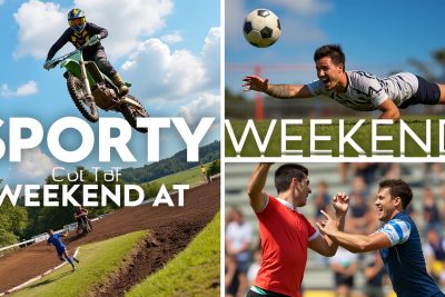 venez vivre un week-end sportif inoubliable au minivert ! participez à des activités de motocross palpitantes, assistez à des matchs de foot captivants et encouragez vos équipes de rugby. une expérience riche en adrénaline et en émotions vous attend !