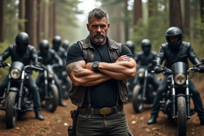découvrez une confrontation explosive entre un chasseur déterminé et une bande de motards intrépides sur ses terres. un affrontement musclé où tensions et drames se mêlent, révélant le combat pour la survie et la possession dans un cadre sauvage.