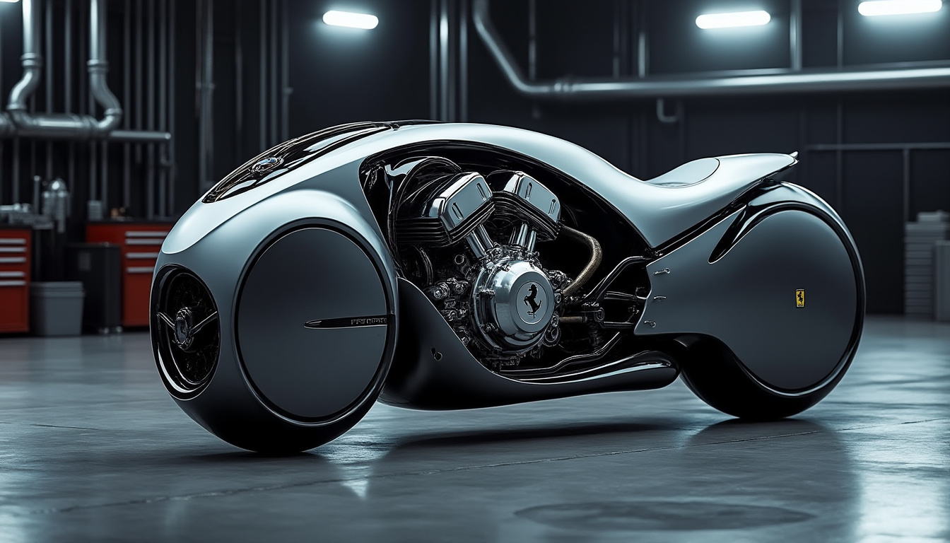 découvrez le projet captivant de ferrari avec sa nouvelle moto v8 en préparation. alliant innovation, performance et design emblématique, cette machine promet de redéfinir l'univers des deux roues. restez à l'affût des dernières actualités et plongez dans l'univers fascinant de la moto ferrari.