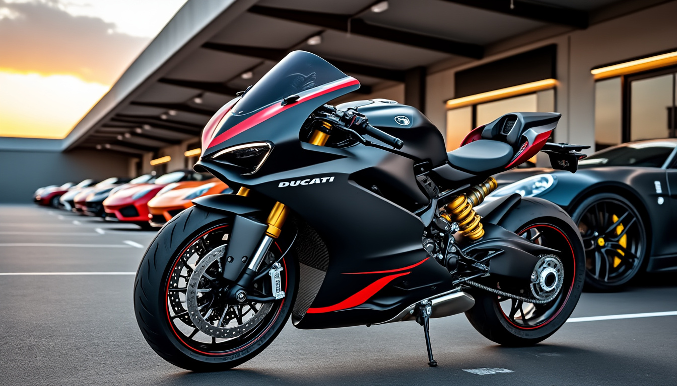 découvrez le projet audacieux de ferrari avec sa moto v8 en préparation. plongez dans l'univers de l'innovation et de la performance typique de la marque au cheval cabré, où puissantes vibrations et design élégant s'unissent pour donner vie à une expérience de conduite inégalée.