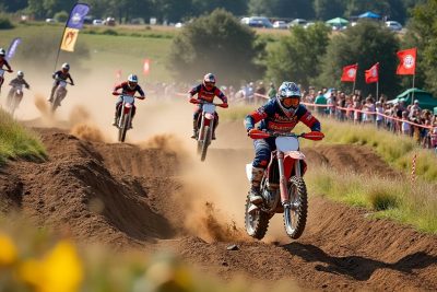 participez à un événement de motocross exceptionnel au championnat de vendée, sur une piste inédite à challans. vivez des courses palpitantes, une ambiance festive et découvrez les talents de pilote dans un cadre unique. ne manquez pas l'occasion d'assister à ce spectacle sportif inoubliable!
