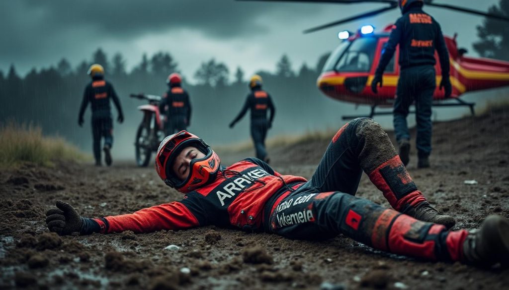 un jeune pilote de moto-cross originaire des ardennes a tragiquement perdu la vie suite à un accident. héliporté au chu de reims, cet événement rappelle les dangers de la pratique sportive. découvrez les détails de cette triste affaire.