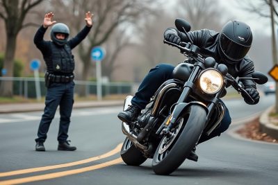 découvrez l'incident choquant survenu dans le val-d'oise où un motard, lors d'une équipée sauvage, a bousculé un policier. cet événement soulève des questions sur la sécurité et les comportements à risque sur les routes.