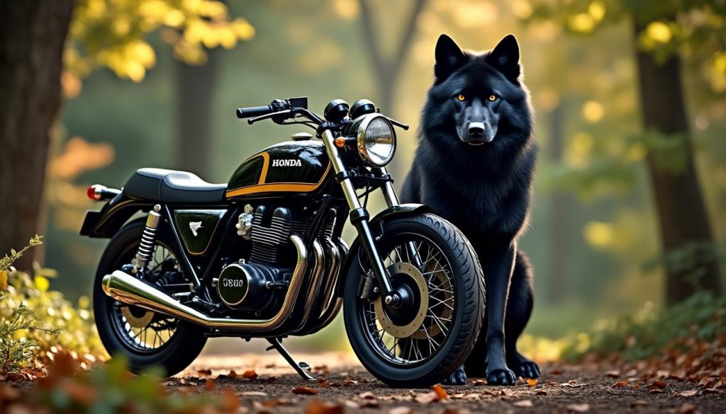 découvrez le 'lobo oscuro', la honda cb550 au style unique et audacieux. cette moto légendaire, surnommée le 'loup noir', allie puissance et élégance pour une expérience de conduite inoubliable. plongez dans l'univers fascinant de cette emblématique machine.