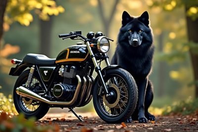 découvrez le 'lobo oscuro', la honda cb550 au style unique et audacieux. cette moto légendaire, surnommée le 'loup noir', allie puissance et élégance pour une expérience de conduite inoubliable. plongez dans l'univers fascinant de cette emblématique machine.