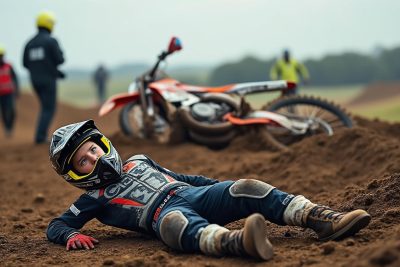 un jeune motard a été gravement blessé suite à une chute lors d'une compétition de motocross près de ribemont. découvrez les détails de cet accident tragique et les circonstances qui l'ont entouré.