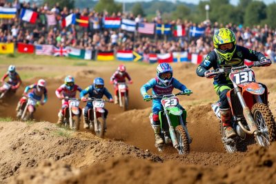 assistez à un événement exceptionnel à romagné où 38 nations s'affrontent pour le championnat du monde junior de motocross. vivez l'intensité de la compétition, la passion des pilotes et l'adrénaline des courses dans une ambiance festive et familiale.