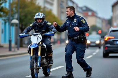 à autun, la police municipale a intercepté et saisi une deuxième moto de cross en pleine action, renforçant ainsi la lutte contre les conduites dangereuses en ville. découvrez les détails de cette intervention.