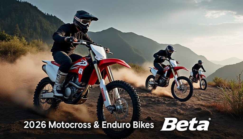 découvrez notre test en vidéo des nouvelles motos cross et enduro beta 2026 ! partez à l'aventure avec des performances inégalées, des technologies avancées et un design moderne. ne manquez pas cette occasion de voir ces modèles en action et de trouver la moto qui vous correspond.