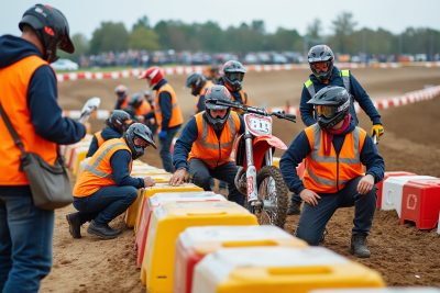 découvrez comment les bénévoles préparent chaque détail avant la compétition de moto-cross dans 'les coulisses du roulier'. plongez dans leur engagement et leur passion pour rendre l'événement possible.
