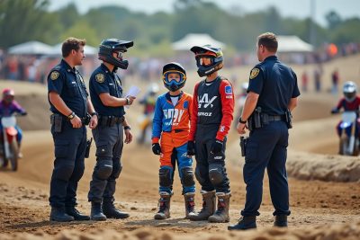 trois jeunes originaires de merville ont été interpellés à guarbecque après un rodéo de motocross impressionnant, suscitant l’intervention rapide des forces de l’ordre.