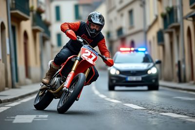 à guérande, un jeune motard en motocross, tentant d'échapper à un contrôle de police, provoque un accident tragique entraînant la mort d'un homme de 43 ans. découvriez les circonstances de ce drame.