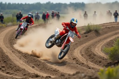 un jeune pilote a été victime d'une chute lors d'une course sur le circuit de motocross des côtes-d'armor, entraînant une blessure nécessitant une intervention rapide des secours.