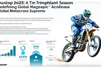 découvrez la saison 2025 de dunlop, une année triomphale qui redéfinit la suprématie en motocross mondial grâce à des performances exceptionnelles et des innovations révolutionnaires.