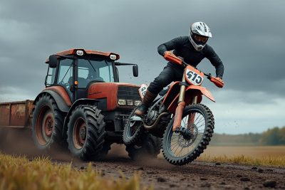 un tragique accident de motocross dans le rhône a causé une collision mortelle après qu'un pilote a emprunté une trajectoire à contresens et percuté un tracteur. découvrez les détails de cet événement dramatique.