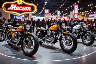 découvrez les 5 modèles incontournables de la vente aux enchères moto mecum las vegas 2026, une occasion unique pour les passionnés de motos classiques et rares.