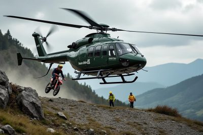 un pilote de motocross a été transporté en urgence par hélicoptère après un grave accident survenu à malvalette, en haute-loire. suivez les détails de cet incident majeur.
