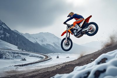 plongez dans l'univers unique de marc márquez avec une immersion exclusive mêlant neige, motocross et son retour très attendu en motogp.