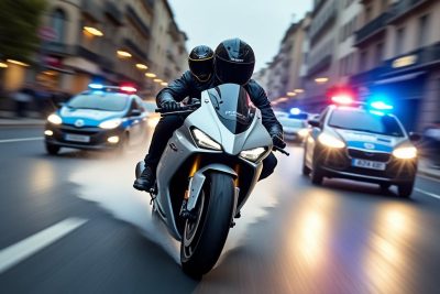 une course-poursuite en moto entre un oncle et son neveu près de lyon se termine tragiquement à cause d'une fuite face à la police. découvrez les détails de ce drame fatal.