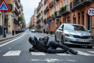 à toulouse, un jeune motard a été grièvement blessé après une collision avec une voiture qui lui a coupé la route. découvrez les circonstances de cet accident dramatique.