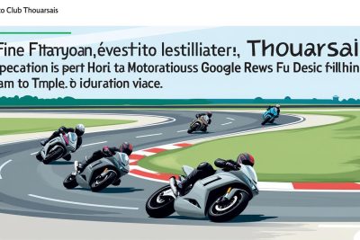 découvrez une année exceptionnelle pour le moto club thouarsais, marquée par un renouveau attendu sur le circuit et des performances impressionnantes.