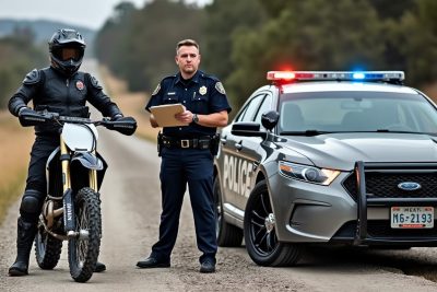 à guignemicourt, un pilote de motocross a été incarcéré après avoir refusé d’obtempérer aux forces de l’ordre, suscitant une intervention policière.