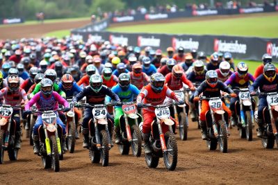 découvrez la compétition de motocross à la couronne ce dimanche avec 170 pilotes prêts à tout donner pour la victoire. ne manquez pas cet événement palpitant !