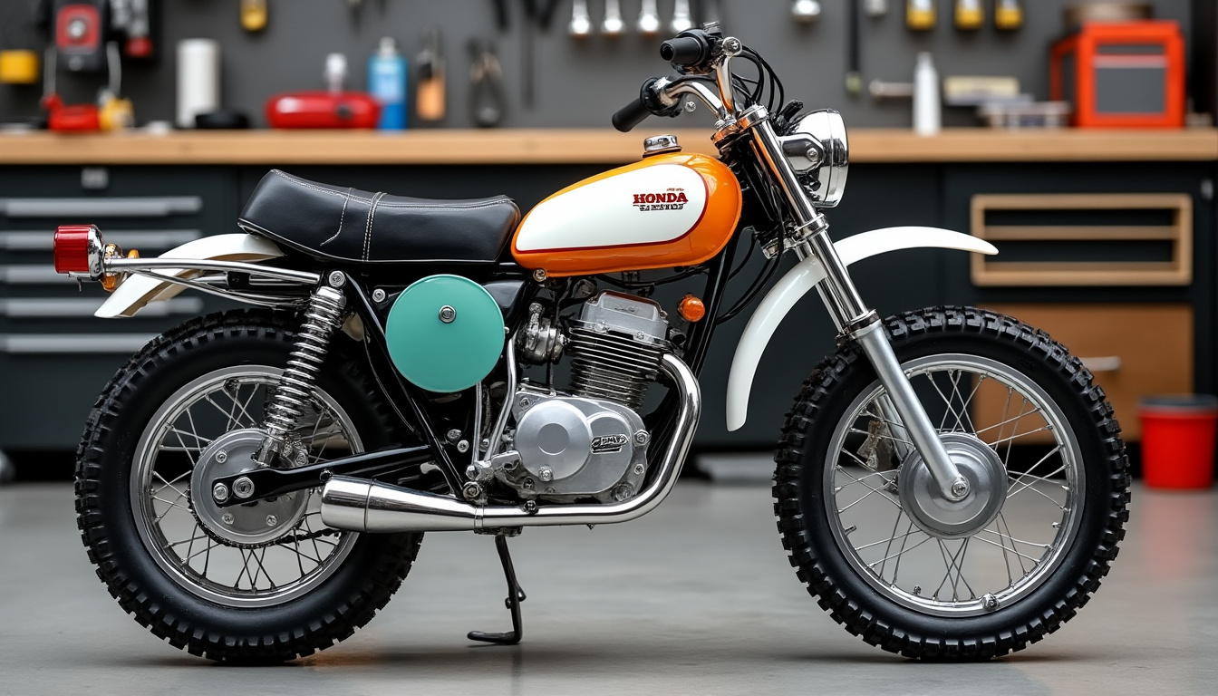 avec son allure de mini hot-rod et son tempérament bien trempé, la honda st140 revisite l’esprit scrambler dans un format compact et plein de caractère.