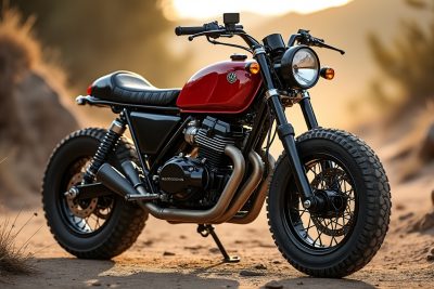 découvrez la honda st140, un mini hot-rod au look scrambler et au tempérament bien trempé, pensé pour sortir des sentiers battus.
