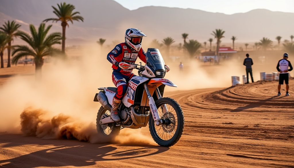 après la première étape du rallye-raid au maroc, ricky brabec prend les commandes à zagora. découvrez le résumé, les photos, la vidéo et les résultats.
