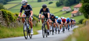 à l’aveyronnaise classic, jérémy tarroux prend les devants, mais rien n’est joué : le suspense reste entier pour la suite de la course.