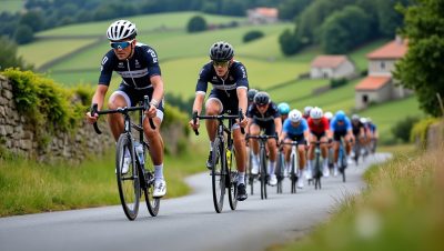 à l’aveyronnaise classic, jérémy tarroux prend les devants, mais rien n’est joué : le suspense reste entier pour la suite de la course.