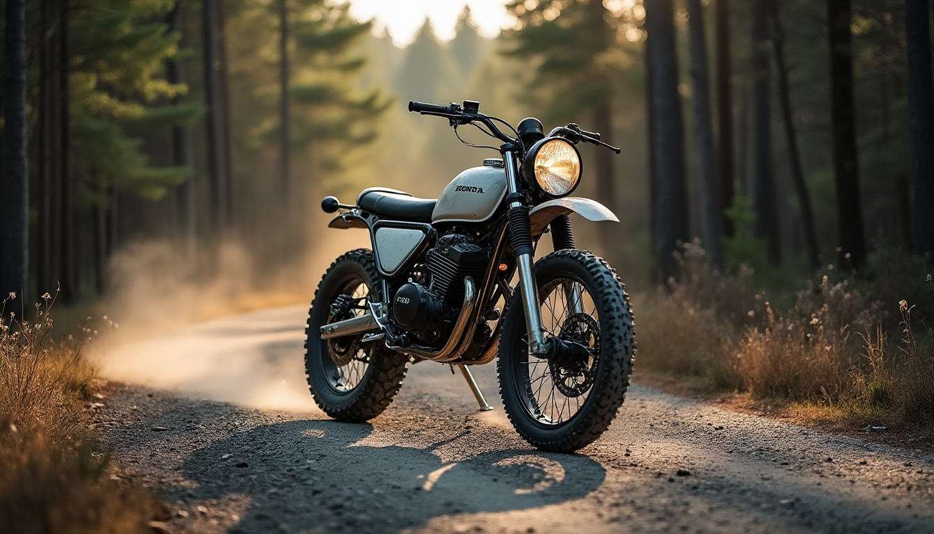 construite dans un sous-sol, cette honda transalp 600 xl600v se métamorphose en enduro : découvrez une transformation audacieuse et pleine d’ingéniosité.