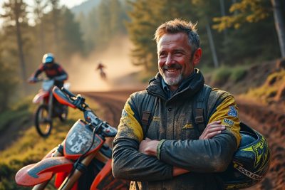 en enduro, hugo confie vouloir profiter pleinement de la course, conscient qu’elle pourrait être l’une de ses dernières.