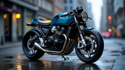 découvrez la harris 77 magnum 4, une suzuki gsx-r1100 réinventée en streetfighter au style radical.